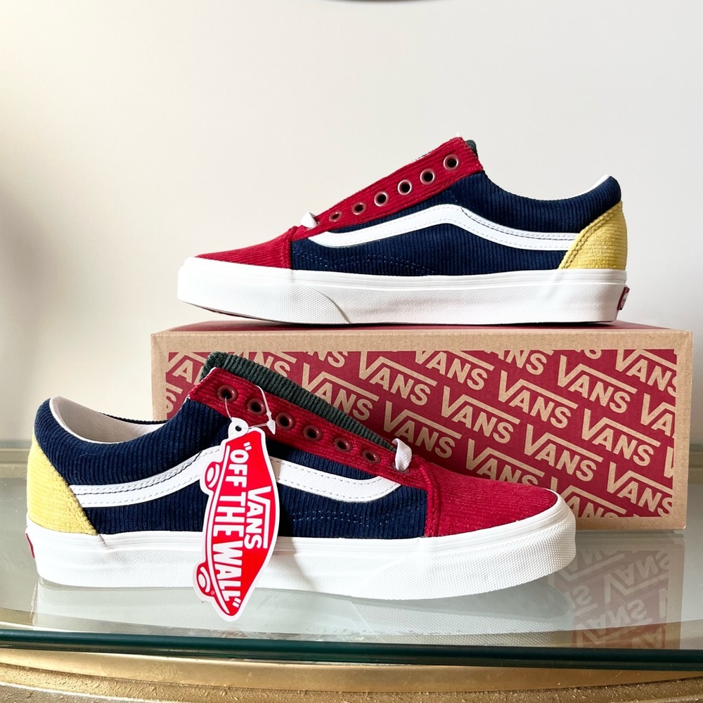 Vans Old Skool Mixed Corduroy Sneakers Size 9.5